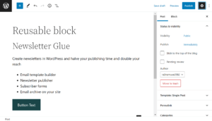 WordPress Reusable Blocks How To Manage Edit And Use Them