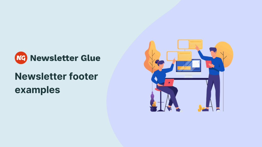newsletter footer examples