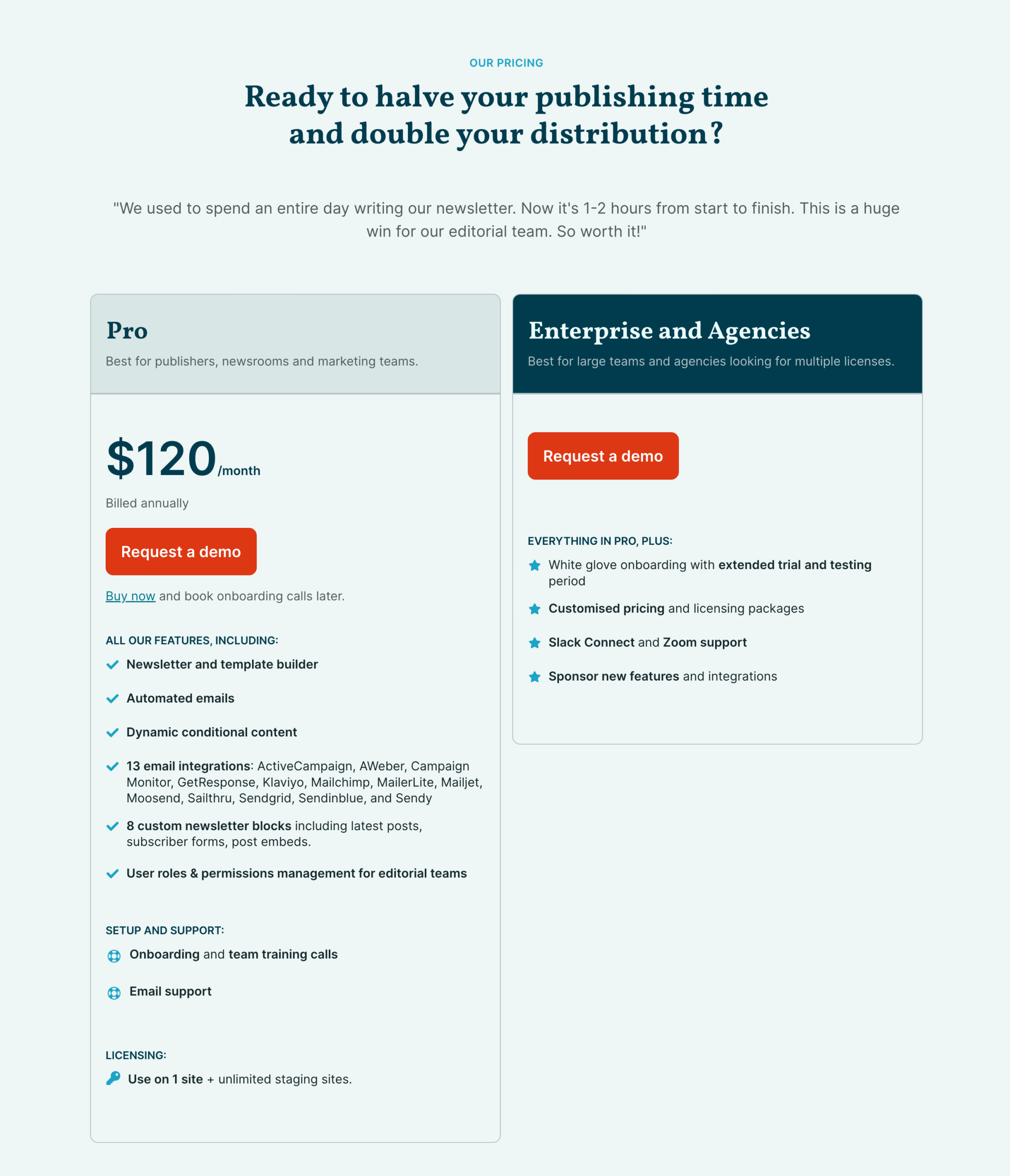 New focus and pricing - Newsletter Glue